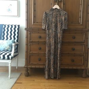 Sea New York Leopard Print Midi Dress
